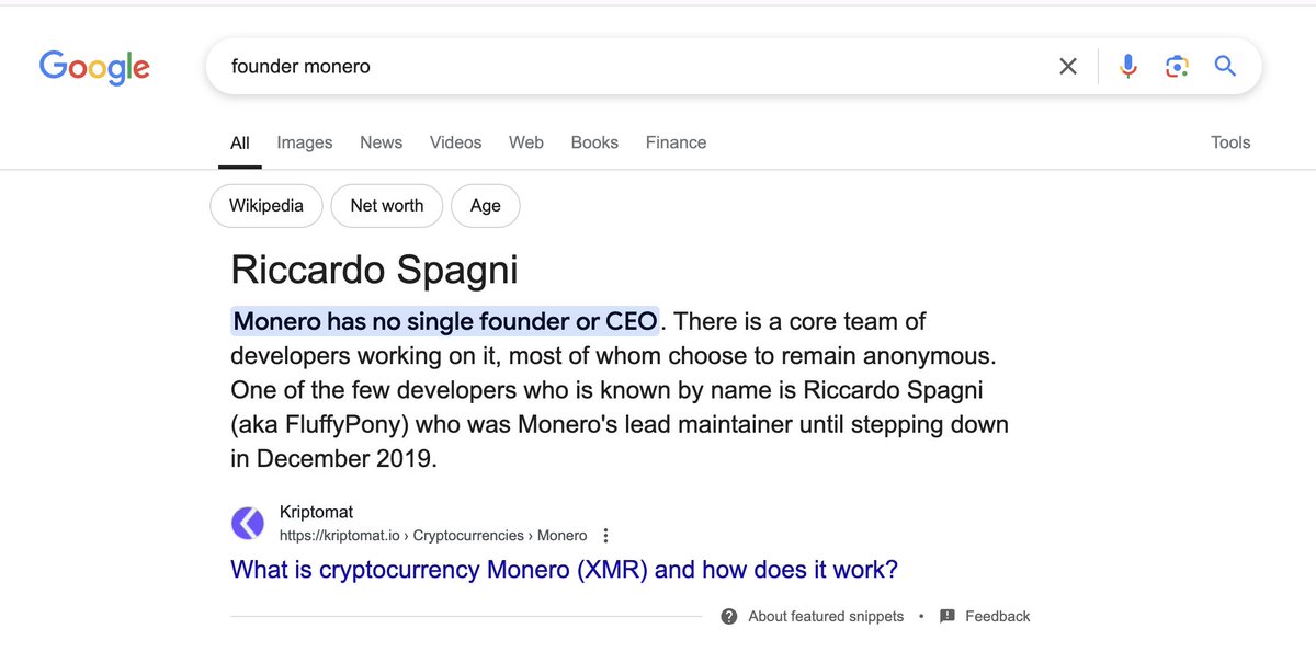 how tf we know the founder of Mondero and don't know the founder of Bitcoin 😭
