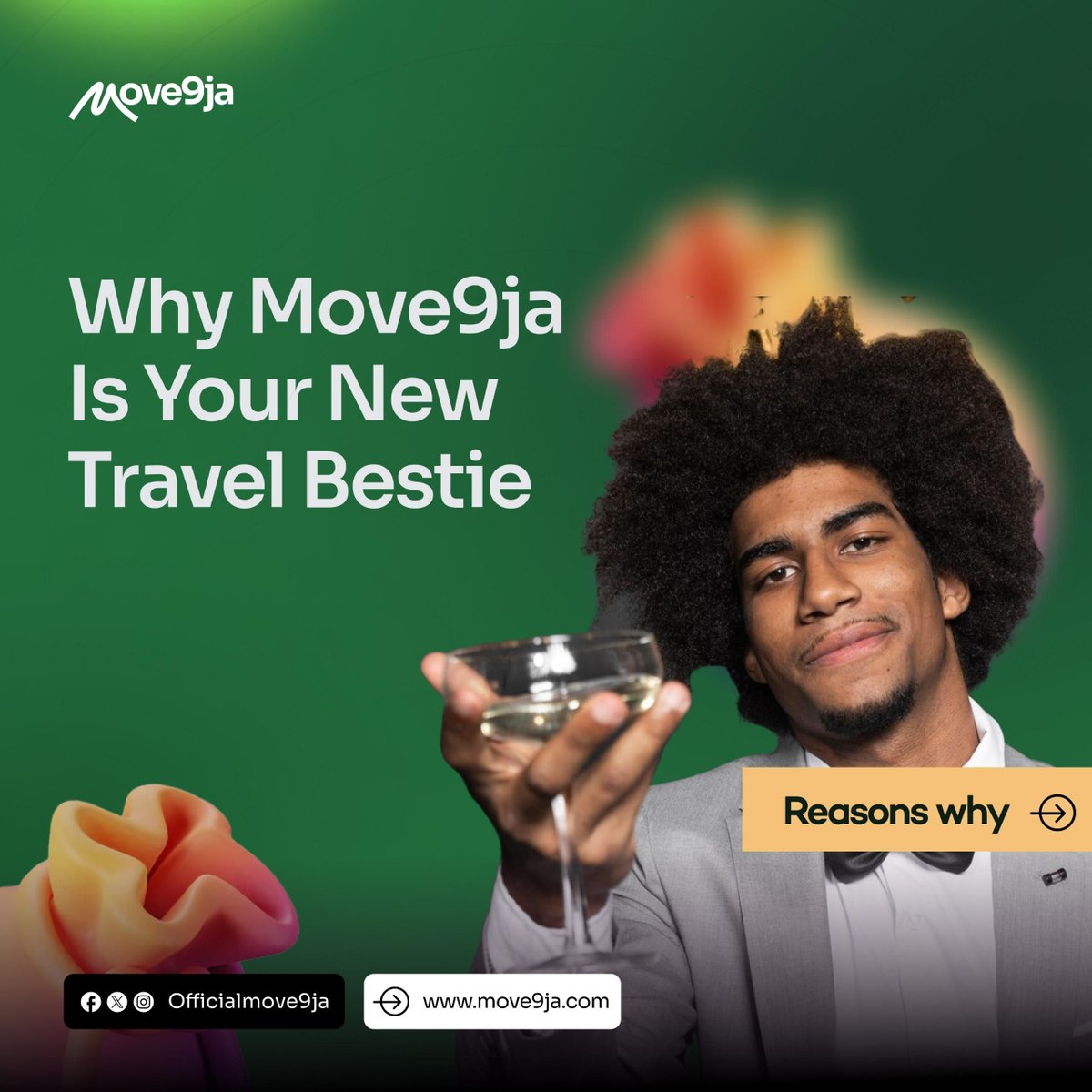 WiaMove's tweet image. There are many reasons why you should be using Move9ja.com, reasons that would meet your top travel goals.

Short Thread 🧵 

#travelcompany #travellingtips #travelbookingplatform