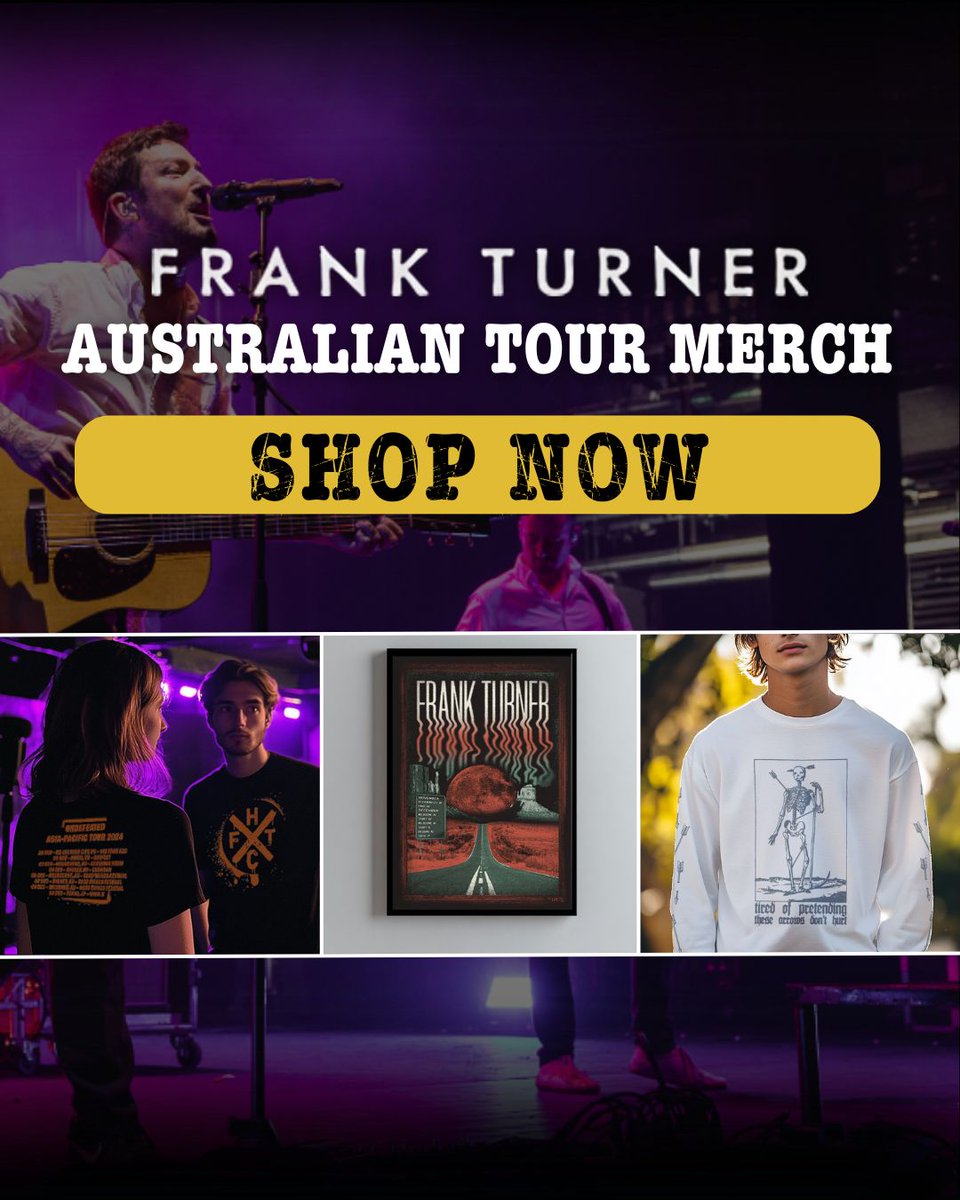 Australian friends - tour merch from my most recent tour is now up on my AUS store. Check it out:
tinyurl.com/u2c9pp79