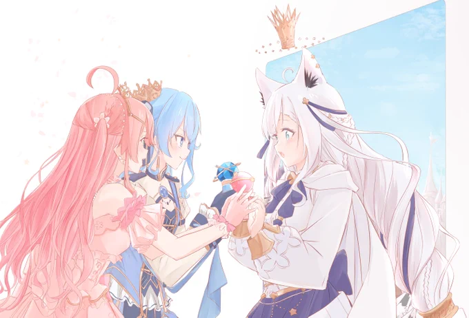 忘れもの!#絵フブキ  #miko_Art #ほしまちぎゃらりー 