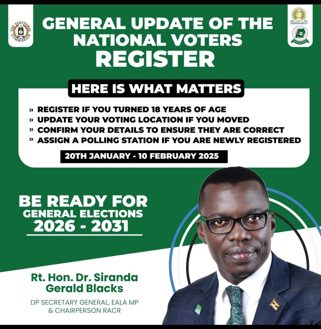 We have three days left , You can still make it , Go and update your details in the voters register .