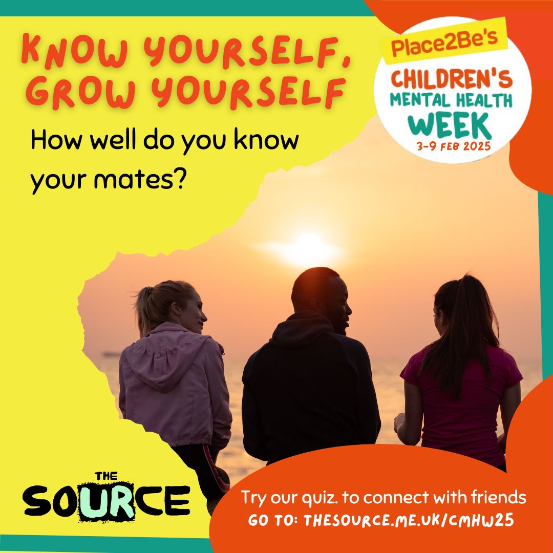 The Source are celebrating #ChildrensMentalHealthWeek and its 'Know Yourself, Grow Yourself' theme which explores growing connections with others. Try our 'How well do you know your friends?' quiz and see what helps your friend when they're feeling sad or stressed.