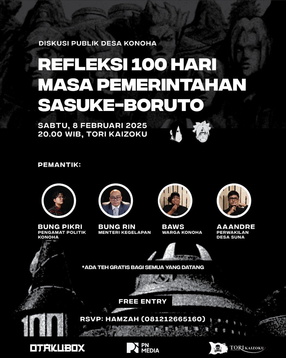 Besok di Tori Kaizoku kami akan membahas masa depan Konoha. Mari mampir.