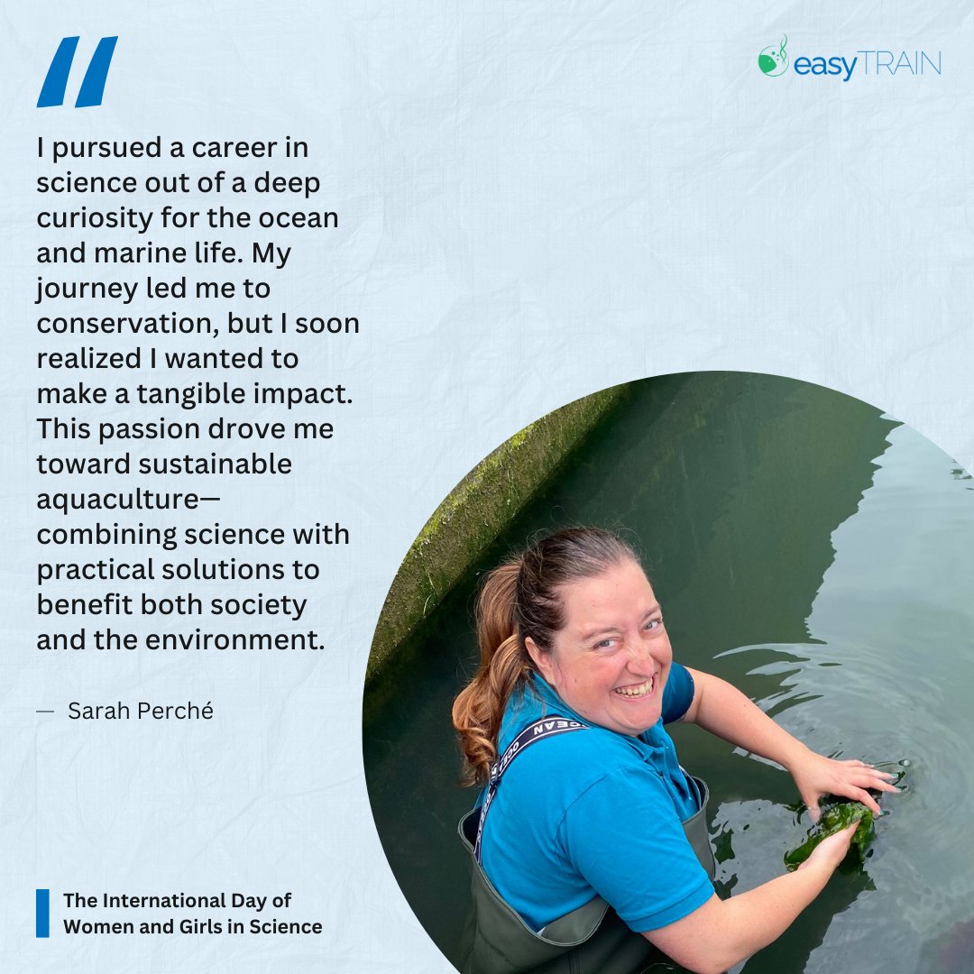 easytrain_itn's tweet photo. 🚀 Today, on #InternationalDayOfWomenAndGirlsInScience, we celebrate the incredible women scientists driving innovation at EASYTRAIN! 🌍🔬

Their work in sustainability and aquaculture is shaping a better future. Let’s continue to support #WomenInSTEM ! 💡👩‍🔬 https://t.co/lST8VLwDEl