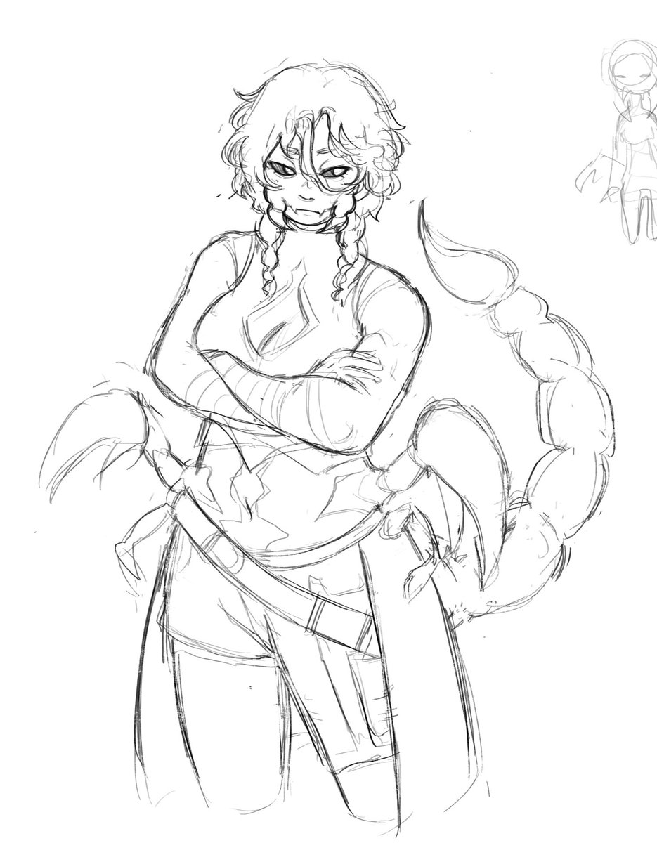 ogh0stt_'s tweet image. breeeghh i drew this but I don’t like her anymore I think I am #scrapping