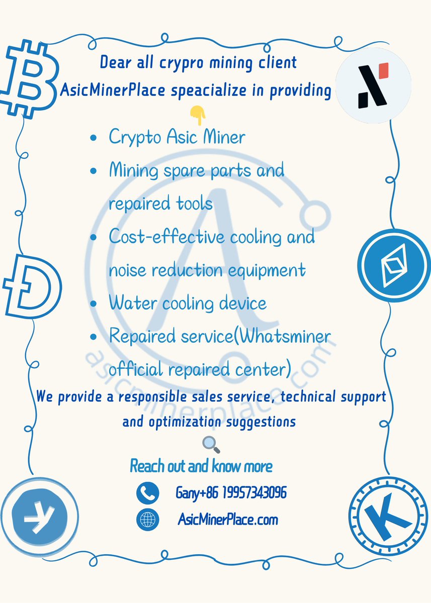 Gany Asicminerplace tweet media