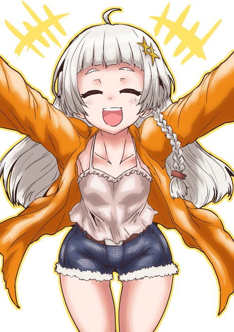 今日の日課はダボシャツキャミソール短パンあかり蕾ちゃんです 