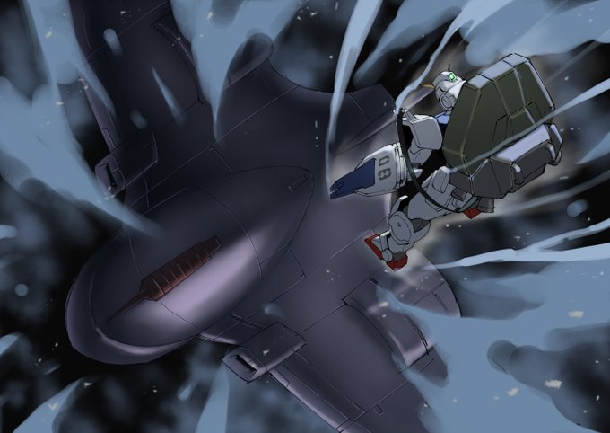 「なんてこった…!!隊長!!ガウと不期遭遇戦に入りました!!」

08小隊で大好きなシーン( ◠‿◠ ) 