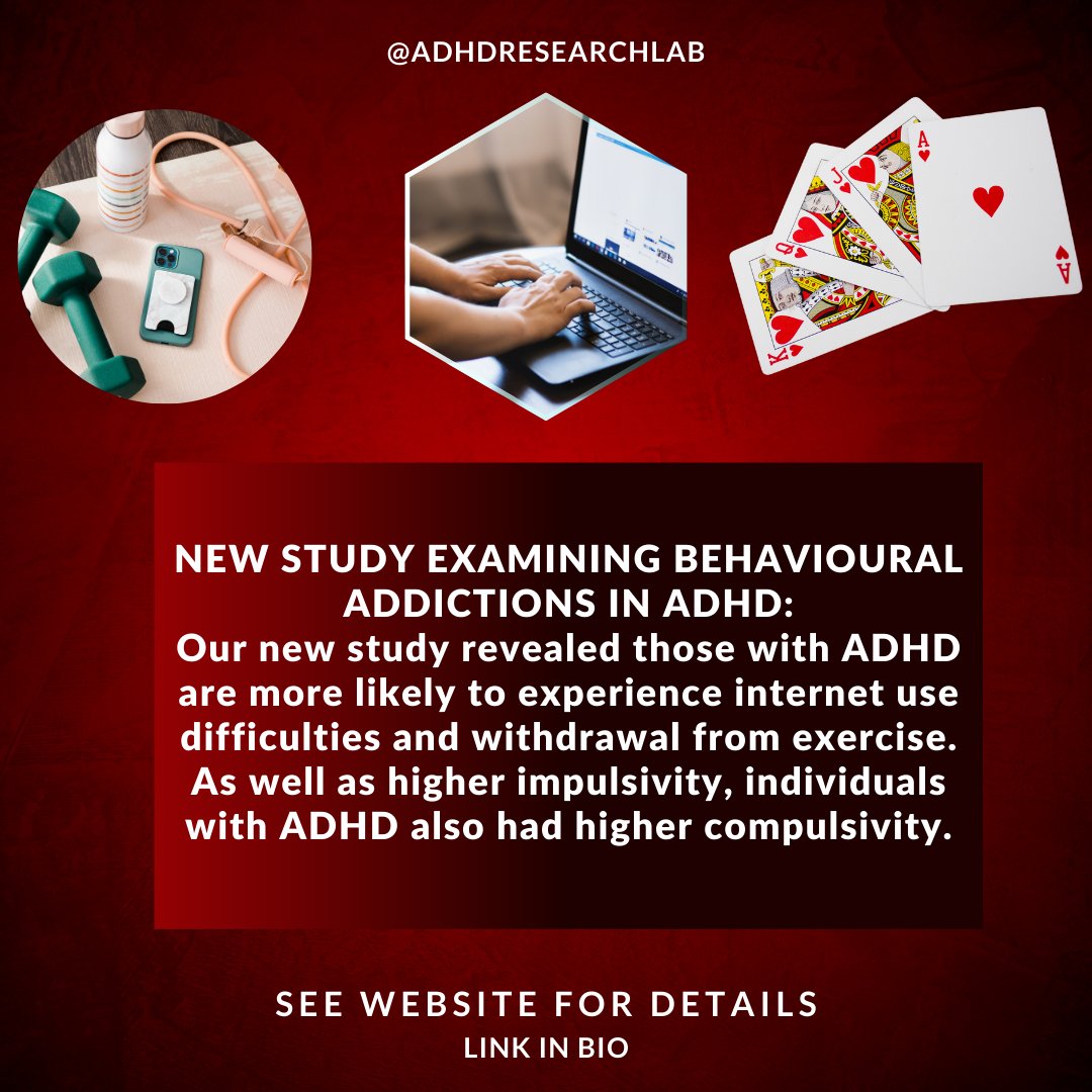 New study out looking at behavioural addictions and ADHD. doi.org/10.1371/journa…