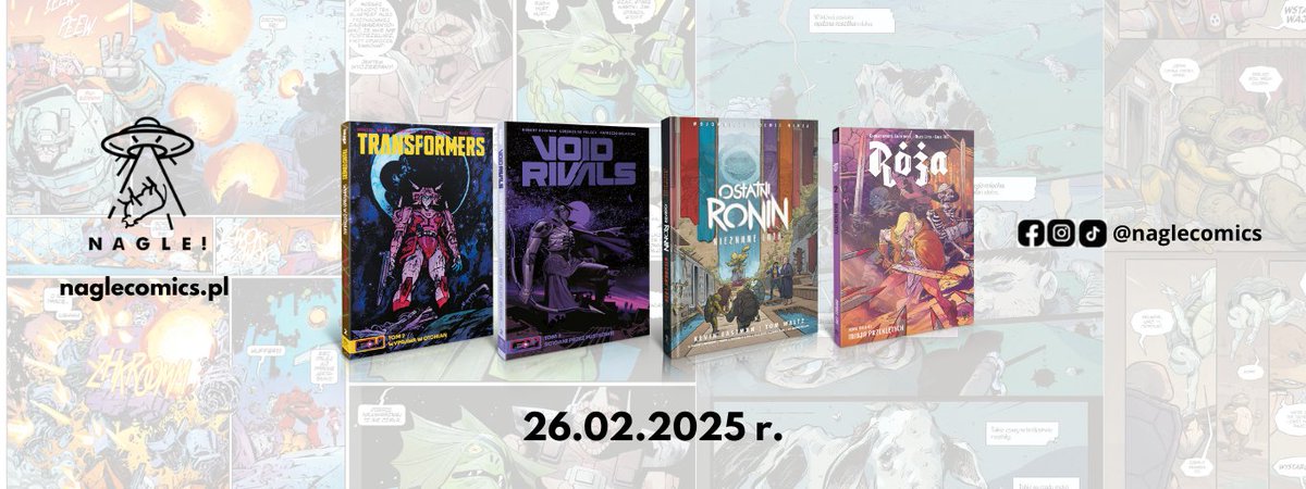 NAGLECOMICS's tweet image. ❗️📢❗️ Gotowi na prawdziwą ucztę? #energonuniverse #transformers #voidrivals #ostatnironin #komiksy #książki #czytam #kultura #sztuka #art