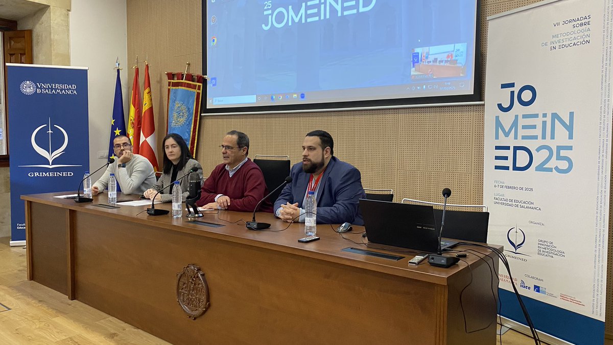 ¡Día lluvioso en Salamanca! 

Comienza en este momento la inauguración oficial de las JOMEINED25 en la Facultad de Educación de la <a href="/usal/">Universidad de Salamanca</a>.