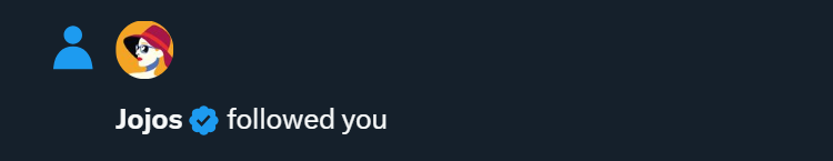Jojos tweet media