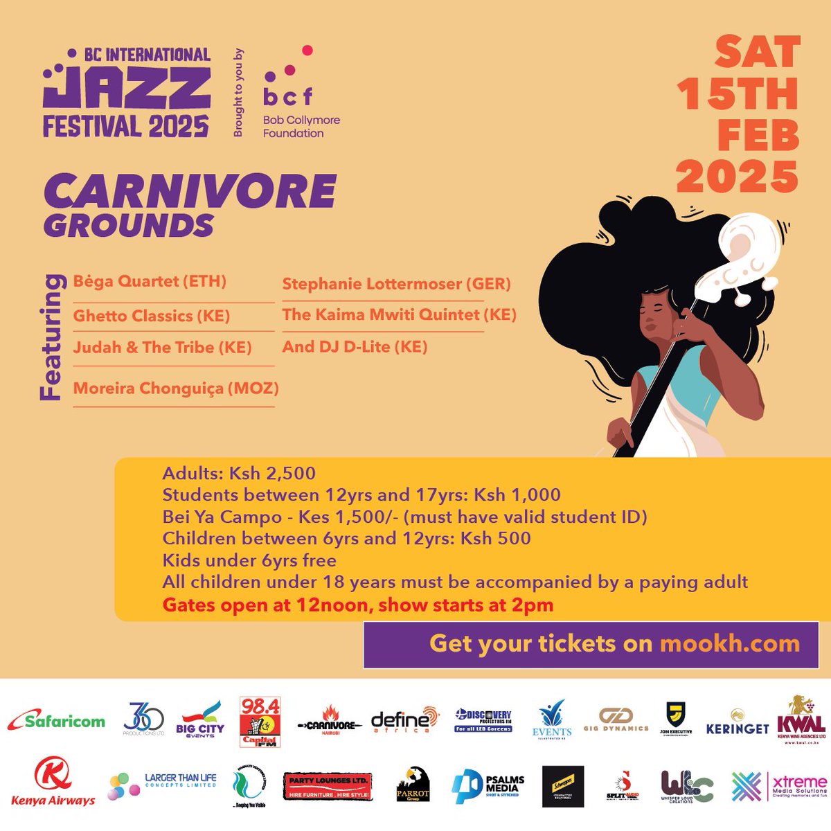 CapitalFMKenya's tweet photo. More than a leader—Bob Collymore was a jazz enthusiast who lived and breathed music. 🎷💙

On Feb 15th, we celebrate his love for jazz with a spectacular lineup at Carnivore Grounds. Let’s honor his legacy together!

🎟️ Get your tickets now → https://t.co/ELaFJBMHYi

#BCIJF #BCJazzNairobi #BCJazzFestival2025 #JazzForGood