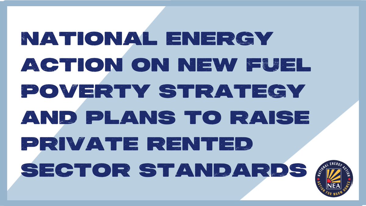 NEA_UKCharity's tweet image. 'The UK government must now seize the opportunity', Our Chief Executive @adam_scorer responds to @energygovuk announcing a new fuel poverty strategy and a consultation on new energy efficiency standards in the private rented sector across England and Wales.