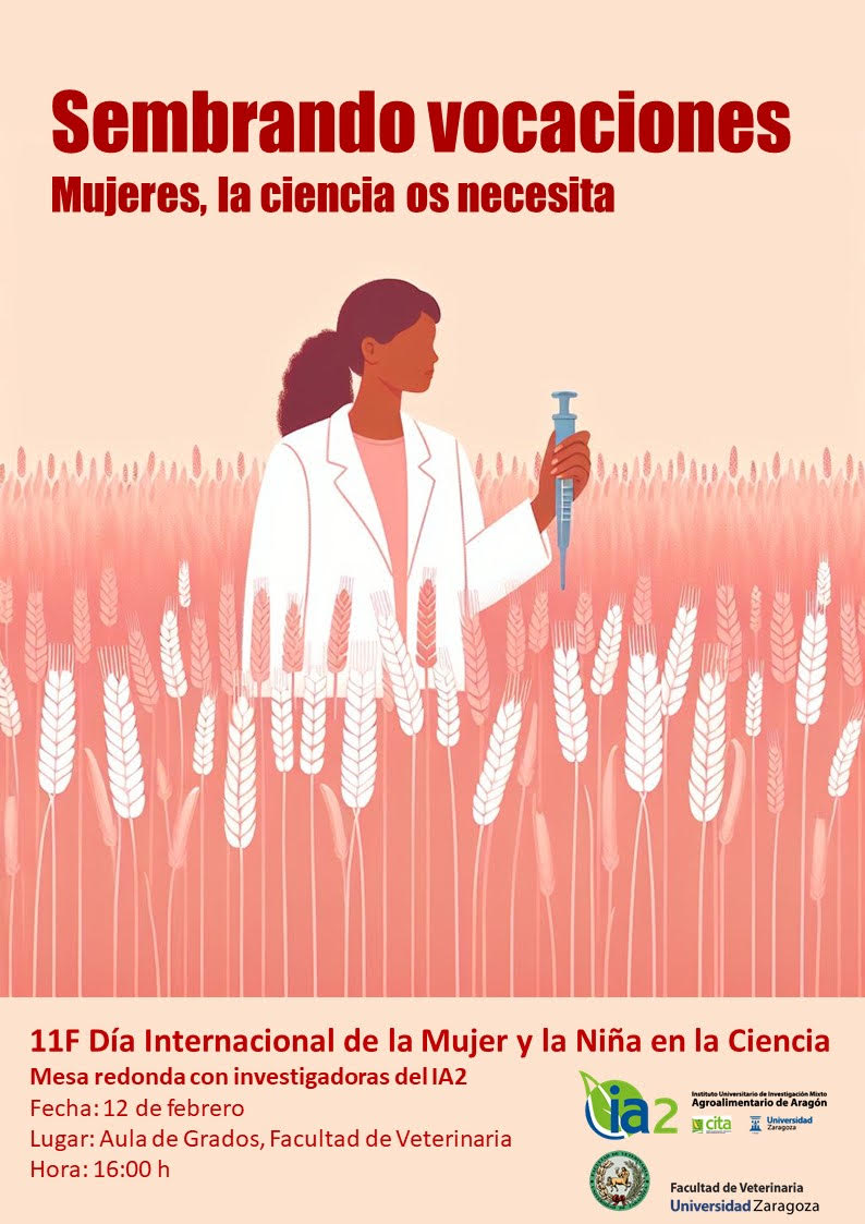 ARAID_ES's tweet photo. Sofía Soares, investigadora predoc de Javier @millan_wildvet, ARAID en @IA2_UZ_CITA, participa en la mesa "Sembrando vocaciones: mujeres, la #ciencia os necesita" Bajo el lema "Tómate un café con nuestras investigadoras" ✖️el #11F👩🏻‍🔬☕

📆12.02 /16 h
🌏Aula Grados @FVeterinariaUZ https://t.co/jTP3hT37lm