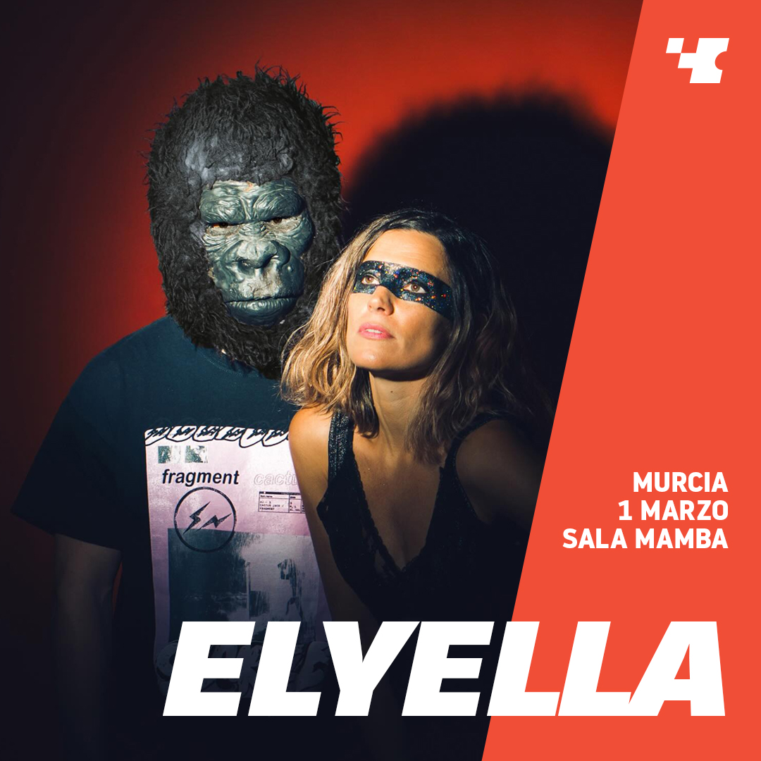 ELYELLA aterrizan en Murcia, Sala Mamba, este próximo 1 de marzo💥 <a href="/elyellamusic/">ELYELLA</a> 

Prepárate para una noche épica con el dúo más explosivo de la escena indie-electrónica.🎧 Con su energía y show cargado de temazos, 

🎟️ Entradas a la venta en compralaentrada.com