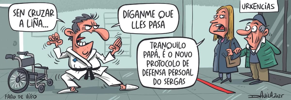 Agresións a sanitarios #humorgalego #davila #obichero