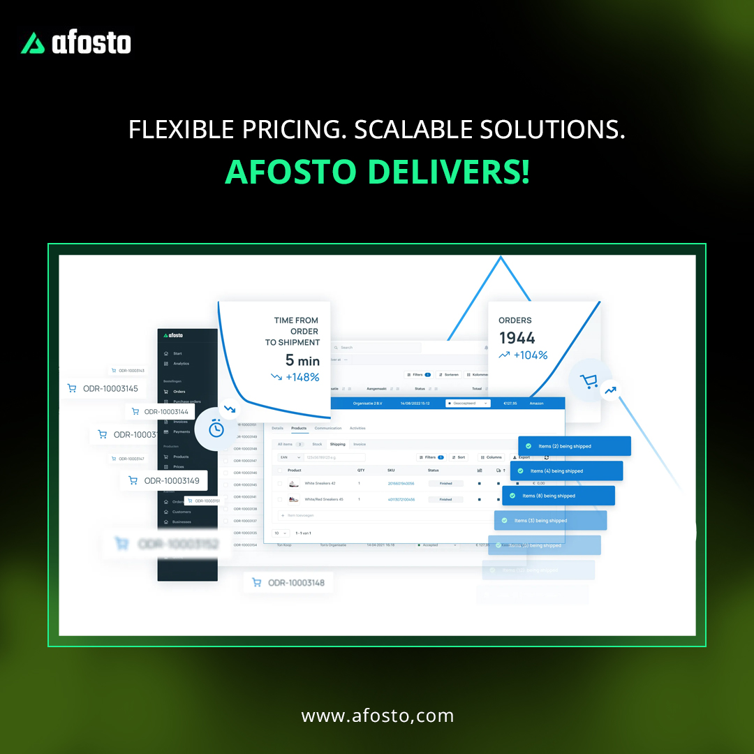 Looking for an order management system with flexible pricing? Afosto offers:
Scalable plans for every stage of growth
Transparent, usage-based pricing
Centralized order management
Explore pricing tailored to your needs: afosto.com/orders/pricing/
#OrderManagement #EcommerceSolutions
