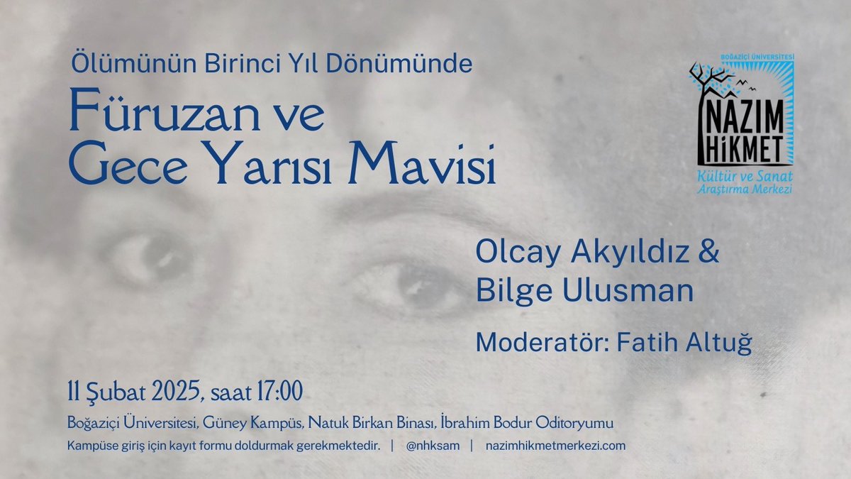 11 Şubat Salı ölümünün birinci yıl dönümünde #füruzan ı en eski ama bir yandan da bugünün okuru için yepyeni öyküleri ile anıyoruz <a href="/nhksam/">Boğaziçi Üniversitesi Nâzım Hikmet Merkezi</a> <a href="/BilgeUlusman/">bilge ulusman</a> <a href="/fatialtug/">Fatih Altuğ</a>