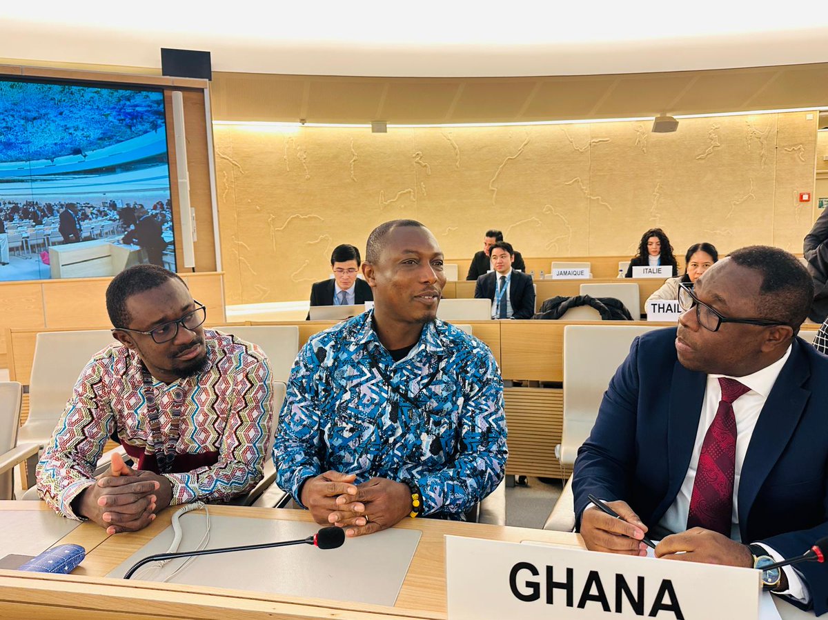 ghanaingeneva's tweet photo. Ghana participates in the special session of the @UN🇺🇳 Human Rights Council on the situation of human rights in the east of the Democratic Republic of the Congo. https://t.co/W4H1CKWV7f