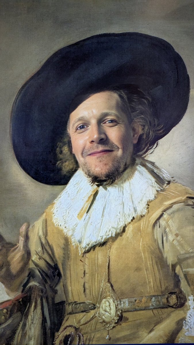 People have always said to me "you're no oil painting". Well, what do you say now? I'm off to buy a new hat #ISE2025
