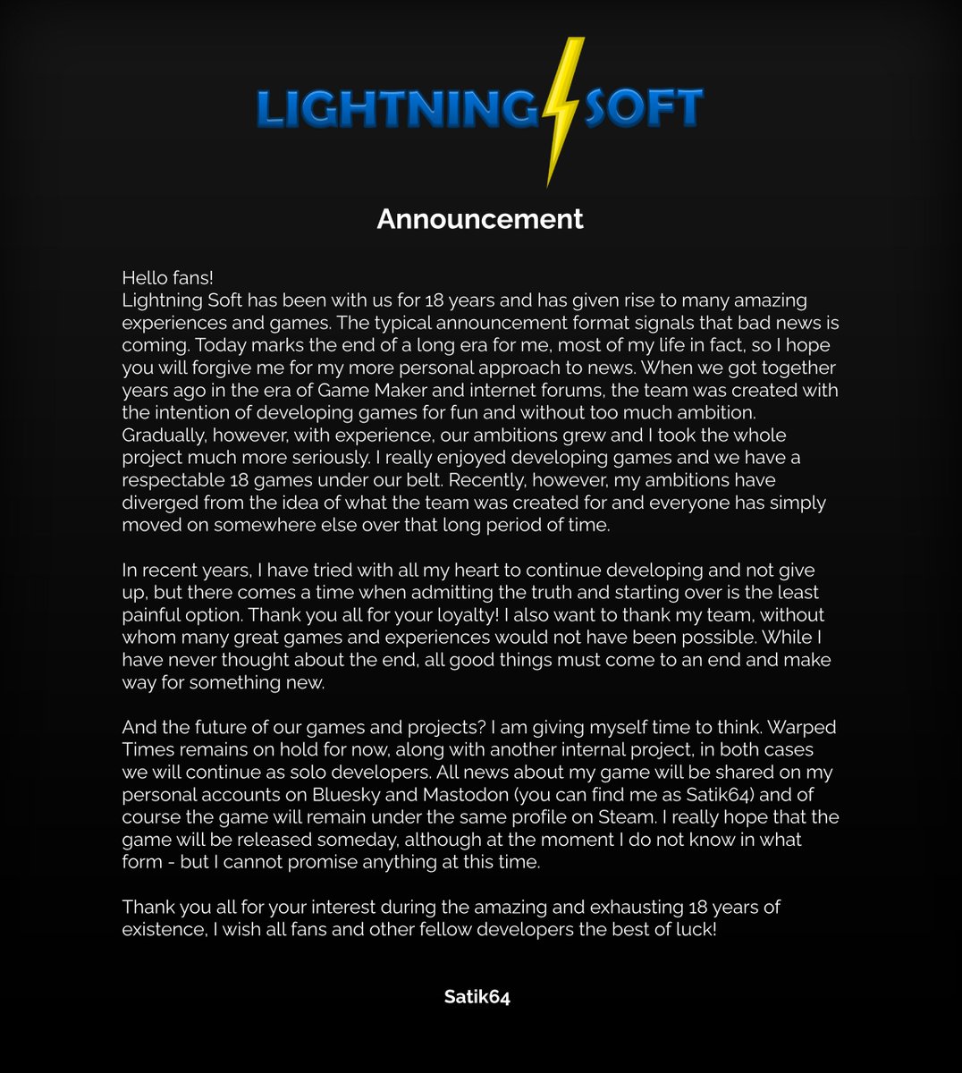 Lightning Soft tweet media