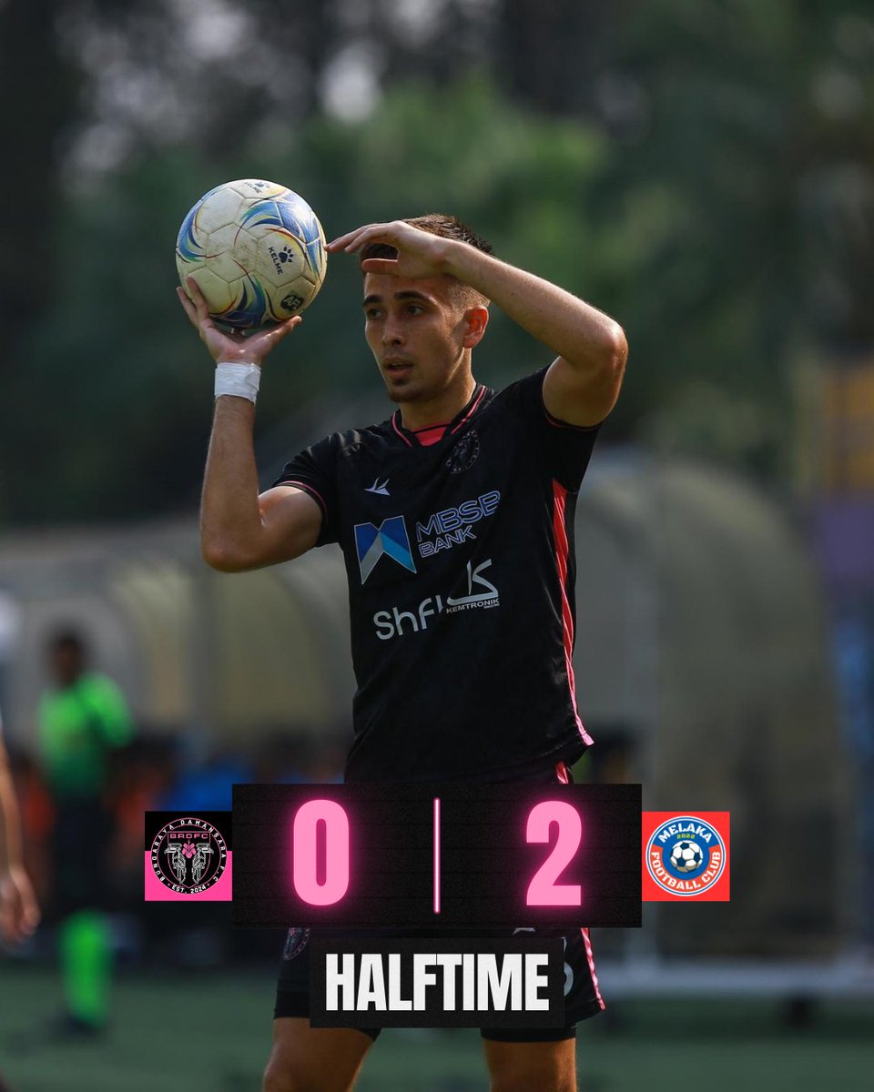 2 goals down at the half. Come on boys!

#BRDMFC
#mekarbersamabungarayadamansara