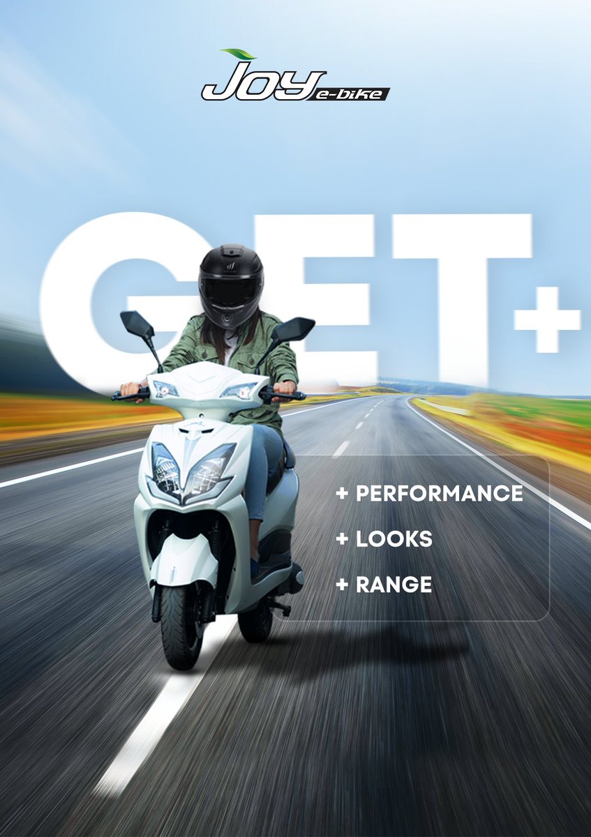 With Joy, everything you get is an addition to simply the best! Get improved performance, style and a long range with your Gen Next Nanu +
Book yours today!
.
.
#joyebike #17mein100 #EBike #ElectricBike #EBikes #GreenTransport #SustainableMobility #EcoFriendly #CleanEnergy