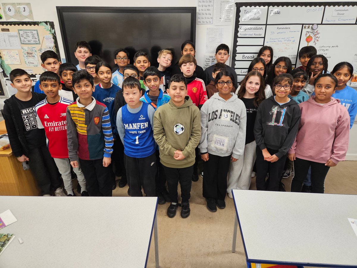 MountStewartSch's tweet image. 6J took part in Number Day to celebrate all things Maths by wearing something with a number. #TMSSYEAR6 #NumberDay #NSPCC #TMSSMaths