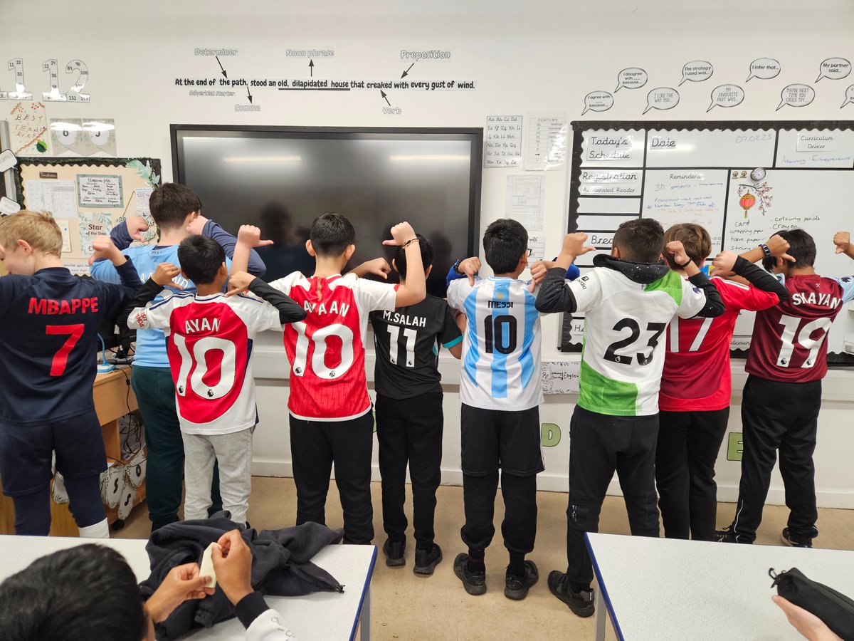 MountStewartSch's tweet image. 6J took part in Number Day to celebrate all things Maths by wearing something with a number. #TMSSYEAR6 #NumberDay #NSPCC #TMSSMaths