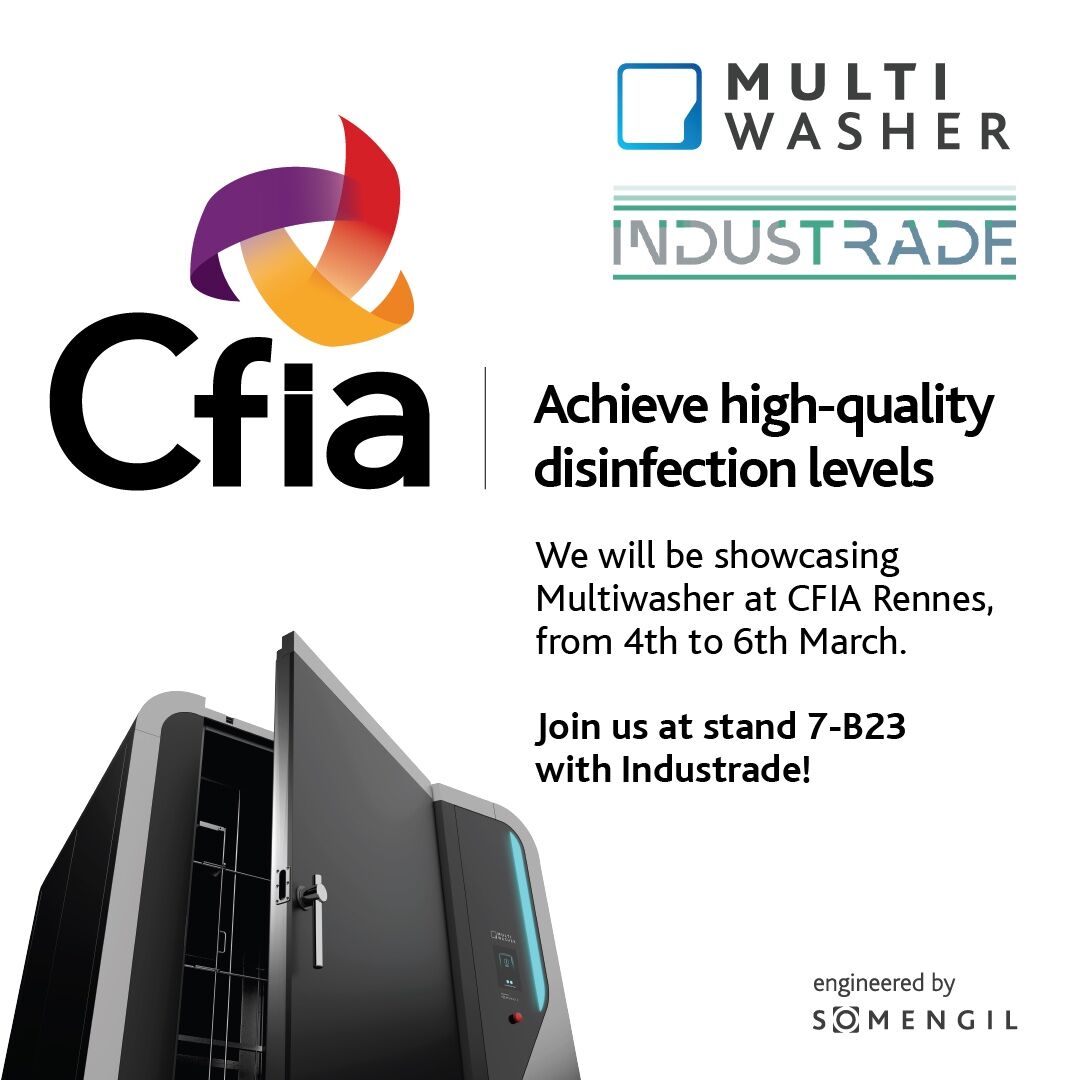 somengil's tweet image. Multiwasher will be present at stand B7-B23 with partner Industrade at CFIA.
Visit us from March 4 to 7, 2024
bit.ly/40Qe8Sa

#Multiwasher #Somengil #CFIA2025 #Industrade