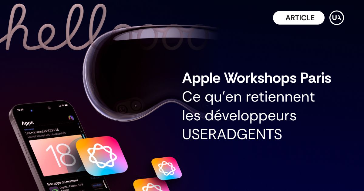 [ÉTUDE] 📚
3 développeurs IOS de l’équipe USERADGENTS, l’agence digitale mobile-first du groupe HighCo, ont participé aux ateliers « Meet with Apple » chez STATION F !

Pour en savoir plus, retrouvez le récapitulatif complet réalisé par les experts UA ! 👇
useradgents.com/actu/6360-appl…