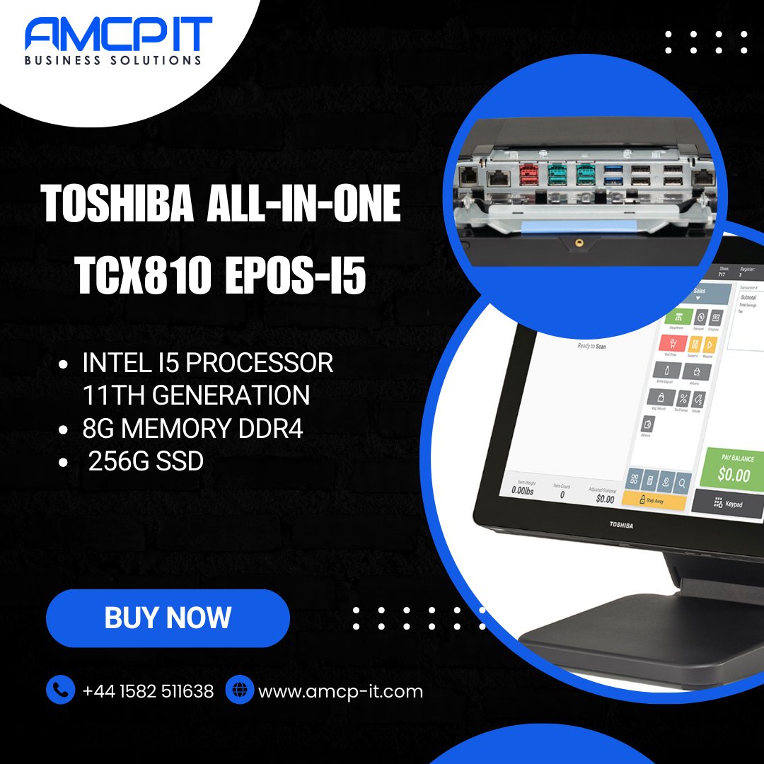 amcpitsolutions's tweet image. Retailers today need technology that’s built to last and adapt to future demands. The Toshiba TCx 810 is the ultimate POS system, designed with reliability, performance, and extensibility in mind.

Contact us today to get the best deal on Toshiba TCx 810: amcp-it.com/contact/