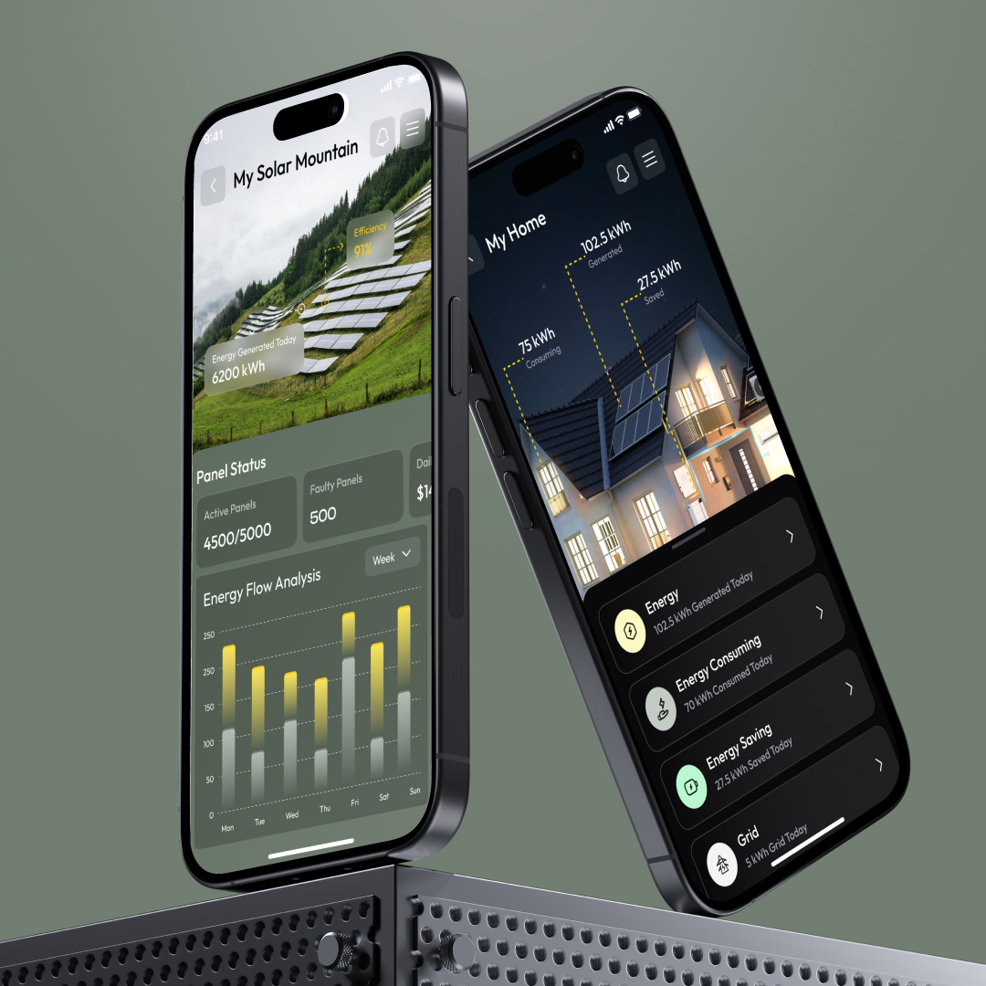 artonestcom's tweet photo. Solarex Mobile – AI-Powered Solar Management System  

🔗 Let’s connect! https://t.co/Da3RXswW7v
📩 Open to collaborations - [design@artonest.com]

#UXUI #SolarTech #AI #MobileAppDesign #CleanEnergy #SaaS #ProductDesign https://t.co/xyUEMRE8KF