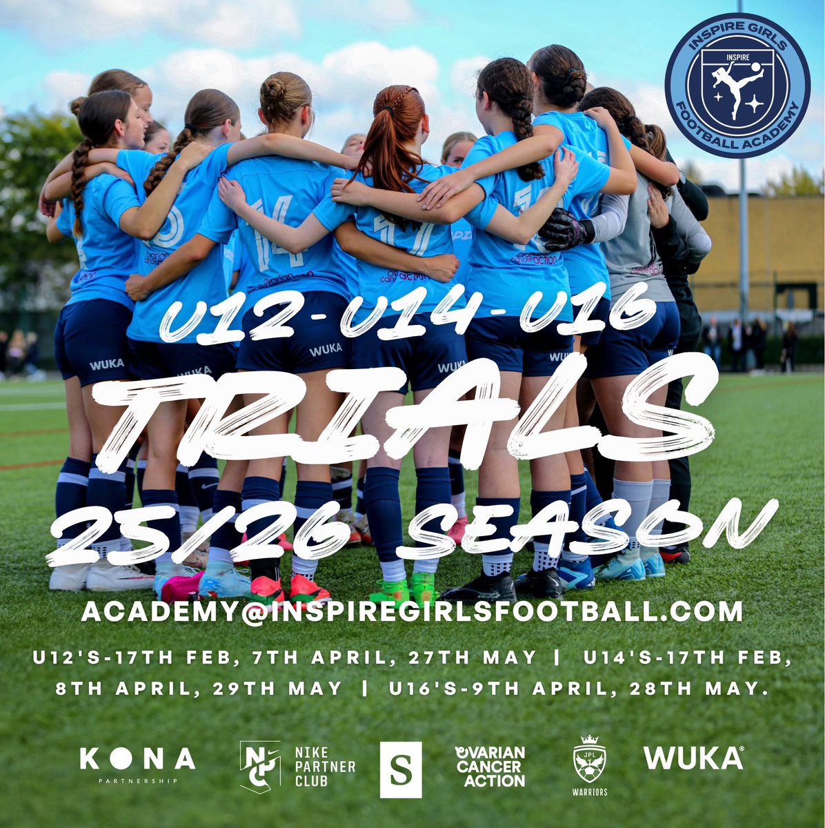 Please register your interest to join our Open Trials for the 25/26 season to compete in the Junior Premier League. 

Link to register: docs.google.com/forms/d/e/1FAI…

We are based in Guildford, Surrey.
