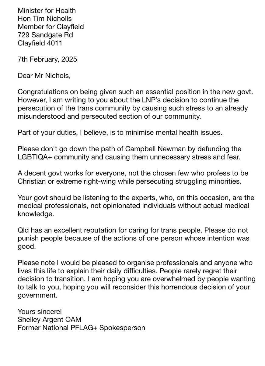 Who will be next? Another minority with little power? #QldLNP ⁦<a href="/TimNichollsMP/">Tim Nicholls MP</a>⁩ #transcommunity <a href="/davidcrisafulli/">David Crisafulli</a> #parentsoftranschildren#