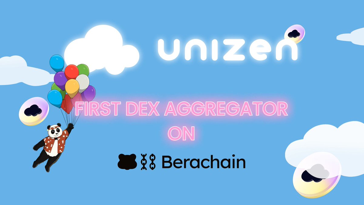 unizen (@unizen_io) on Twitter photo ๐ฅ The BEST Swaps on Berachain. Period. ๐ฅ
Unizen now integrates BEX, Kodakv2, Kodakv3, and Beraswap. We're bringing you the ultimate decentralized swap experience on $BERA.
Seamless swaps, unmatched liquidity, and $ZCX powered precision.
ULDM coming soon to <a href="/berachain/">Berachain Foundation ๐ปโ</a>
Ooga ๐ฅ The BEST Swaps on Berachain. Period. ๐ฅ
Unizen now integrates BEX, Kodakv2, Kodakv3, and Beraswap. We're bringing you the ultimate decentralized swap experience on $BERA.
Seamless swaps, unmatched liquidity, and $ZCX powered precision.
ULDM coming soon to <a href="/berachain/">Berachain Foundation ๐ปโ</a>
Ooga