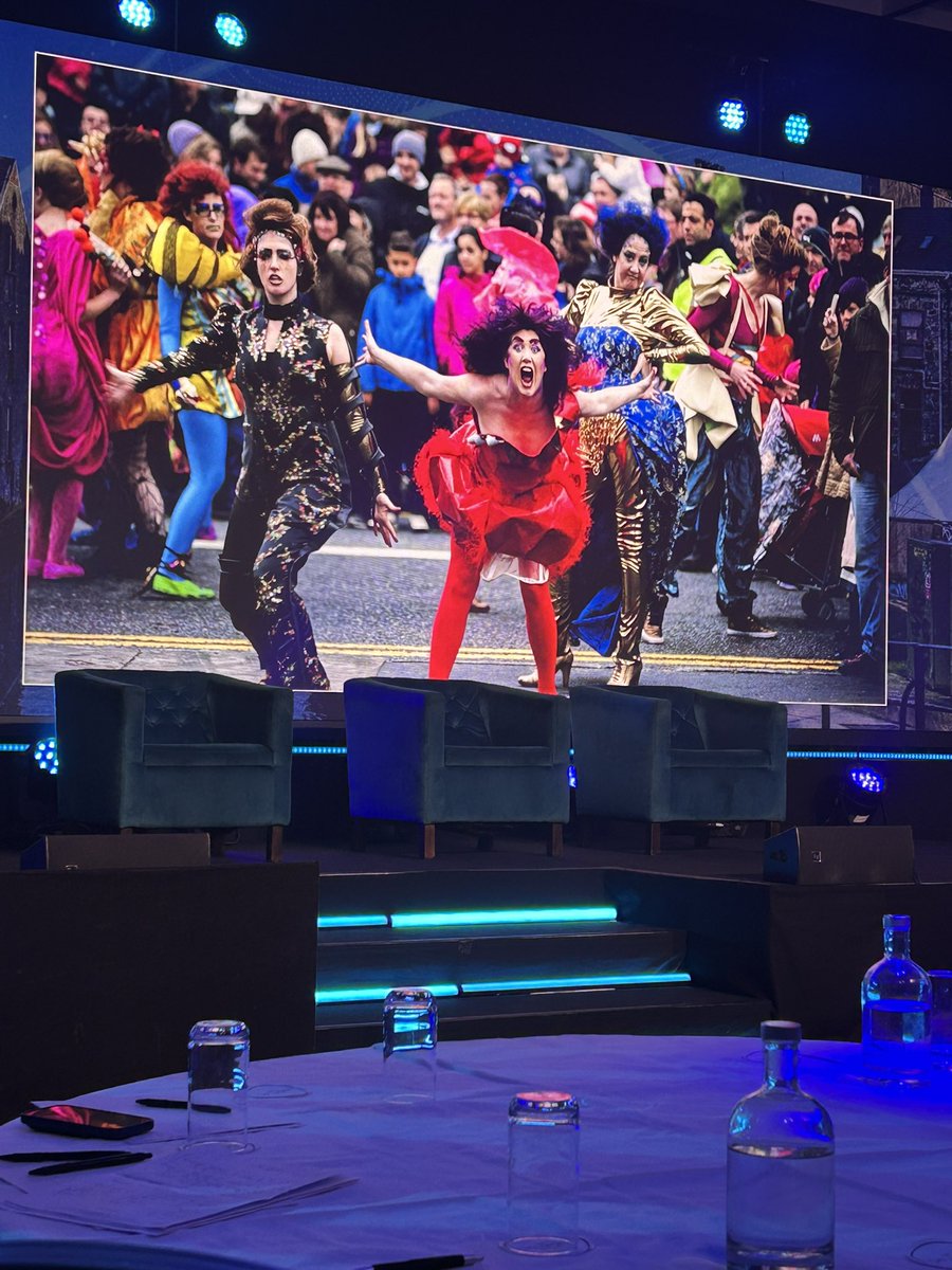 AIPCO_Ireland's tweet photo. @Macnas Noeline Kavanagh Creative Director recommends engaging with disruption &amp; uncertainty &amp; dance with it to change how you sell your story! 
Bravely and provocatively changed Galway Parade from July to create Halloween October Festival now phenomenal success with world fame! https://t.co/SuDbC8Cgpr