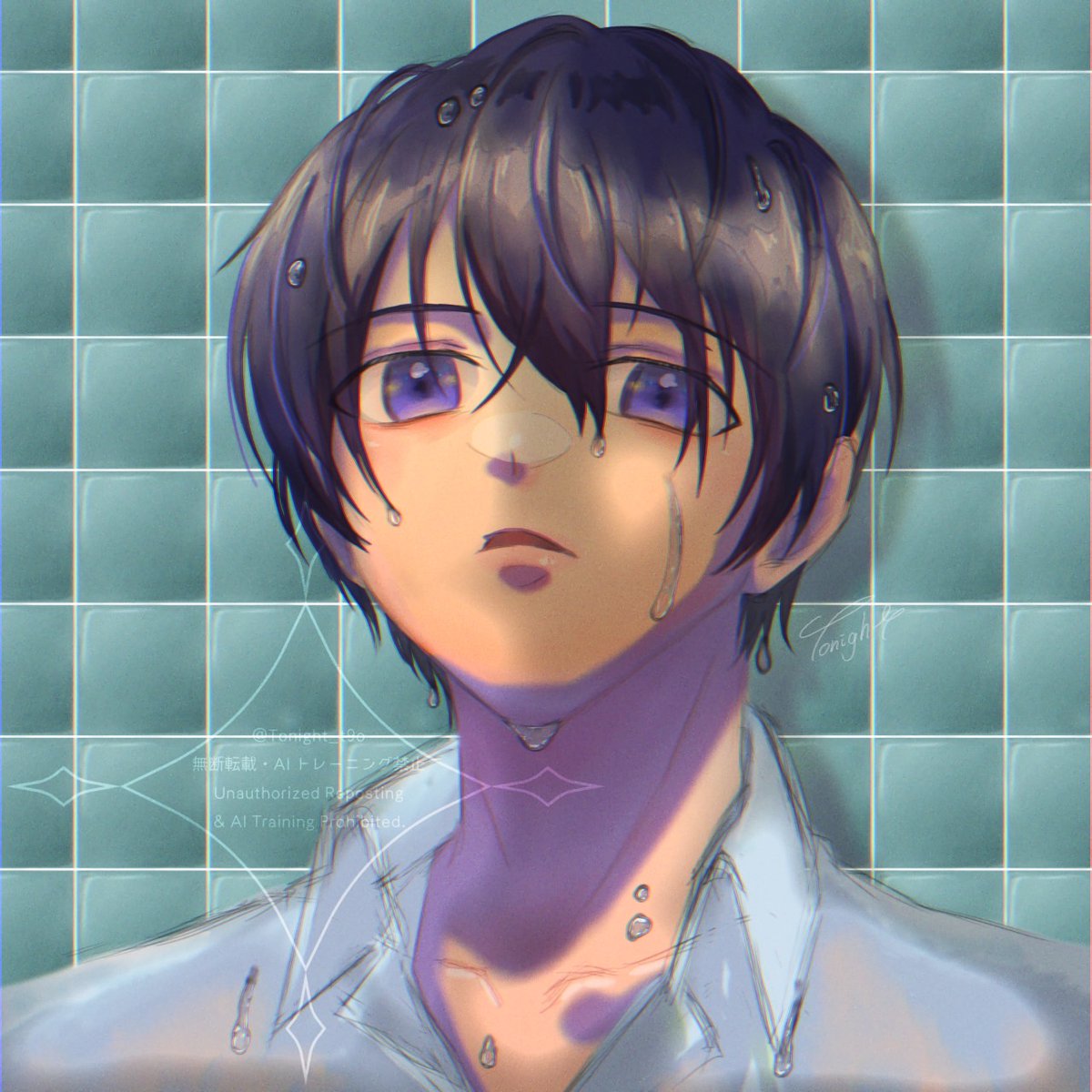 🫧🛁💙

#イラスト #illustration 
#創作 #オリジナル
#絵柄が好みっていう人にフォローされたい
