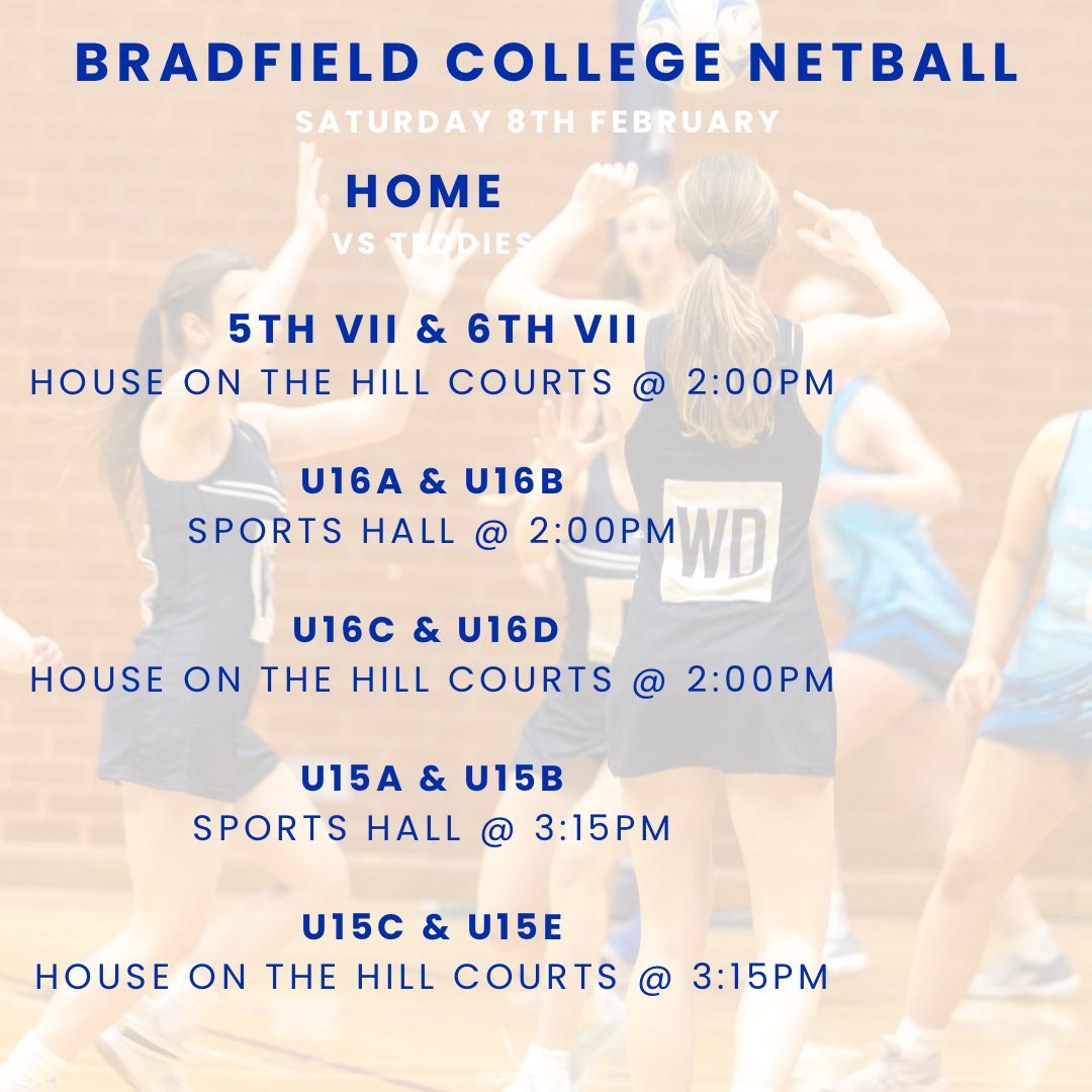 Bradfield Netball tweet media