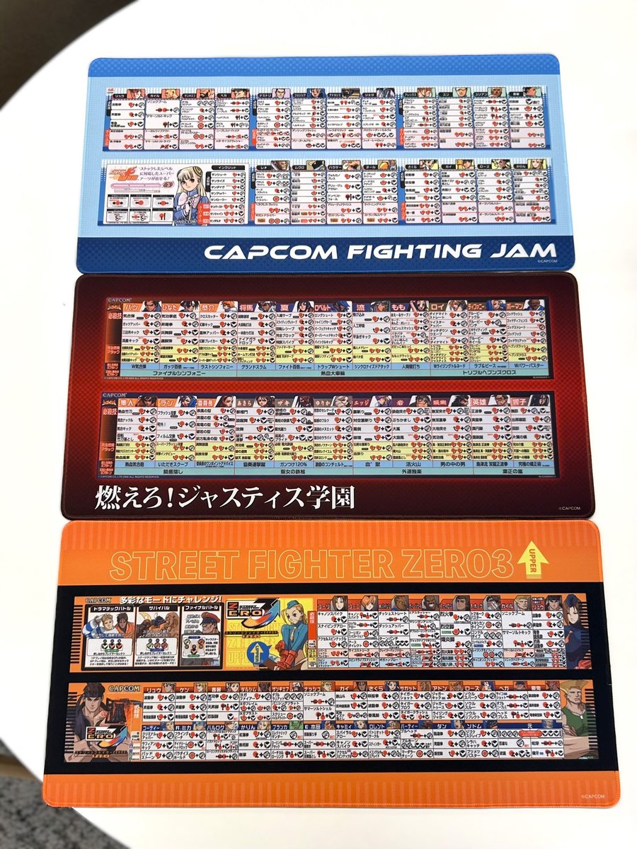 📢 ゲーセン勢には堪らない‼ 懐かしの「コマンド表」がグッズに