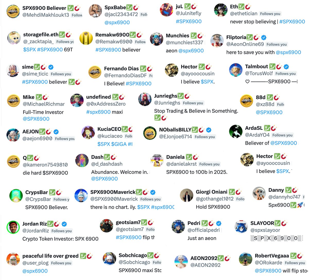 I FOUND THE FIRST $100B+ MEME COIN. 💹🧲

After so MANY hours of deep diving into $SPX (to try and understand it, because I just didn’t get it) I can now say that I understand it and I am 100% fully convinced of the potential and why #SPX6900 is going to be the FIRST EVER $100B+