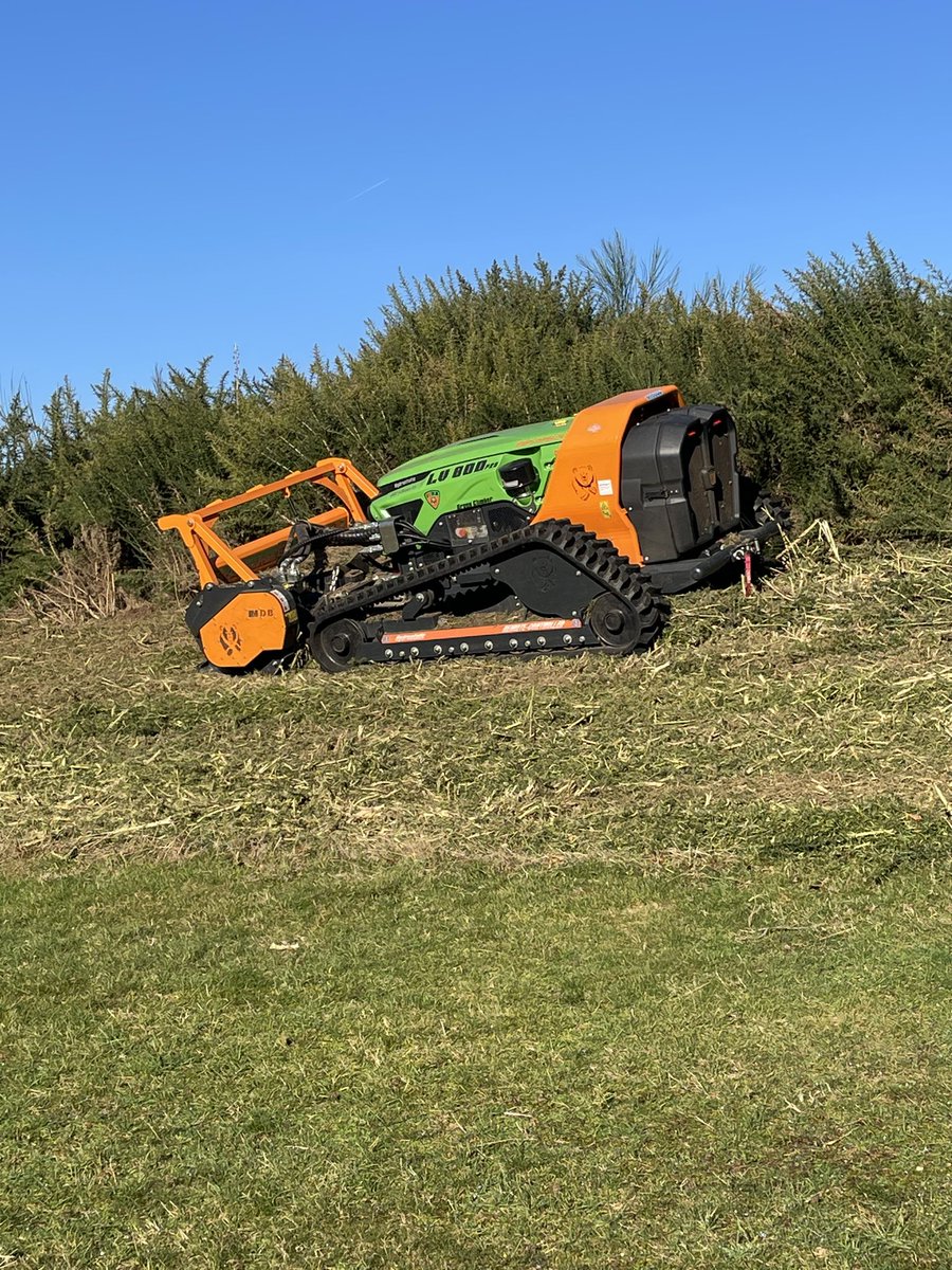 Great to have Miles in from <a href="/360GroundCare/">360 Groundcare</a> doing a great bit of gorse management 👌🏼