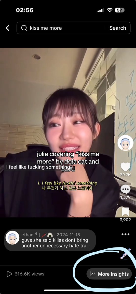 sjwfollower's tweet photo. @ningjjnk @edhvcker omg ty i love twt kissys yall have my back (thats quite literally MY tiktok) https://t.co/nrEwhUqi7E
