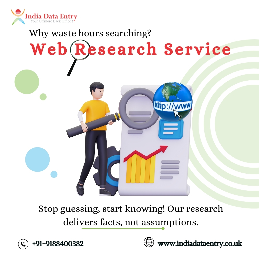 India_bpo's tweet image. Why waste hours searching? Web Research Service
Stop guessing, start knowing! Our research delivers facts, not assumptions.
#webresearch #web #webresearchservices
📞 +91 9188400382
 📧 support@Indiadataentry.co.uk
 💻indiadataentry.co.uk