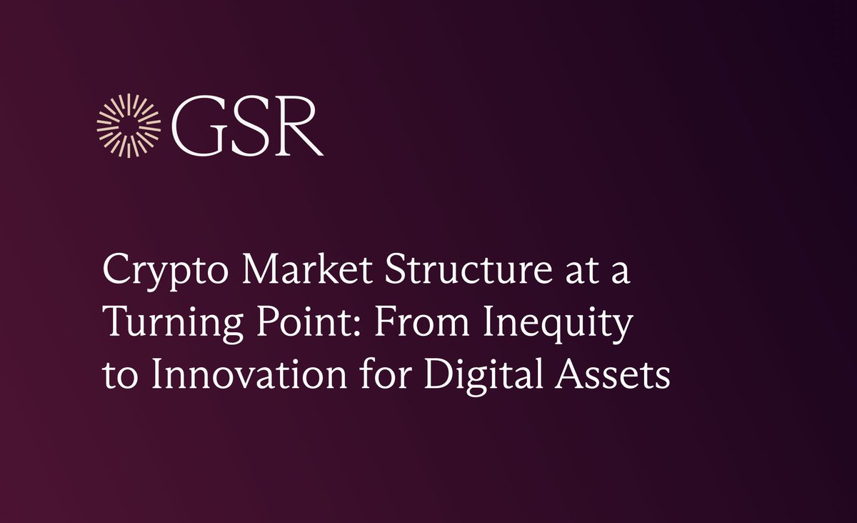 GSR (@gsr_io) on Twitter photo Global crypto market structure is at a turning point!
MiCA could revive ICOs in the EU, while SEC changes under Trump may reshape US markets.
Read the latest insights from <a href="/JoshR_GSR/">Joshua Riezman</a> and Raphael Landesmann on the future of crypto market structure.
gsr.io/reports/crypto… Global crypto market structure is at a turning point!
MiCA could revive ICOs in the EU, while SEC changes under Trump may reshape US markets.
Read the latest insights from <a href="/JoshR_GSR/">Joshua Riezman</a> and Raphael Landesmann on the future of crypto market structure.
gsr.io/reports/crypto…