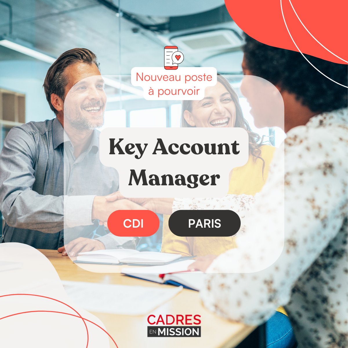 📣 [#recrutement]
Envie d'un nouveau challenge ? De rejoindre une entreprise et une équipe dynamique ?
Cadres en Mission recrute : 📍 Un(e) Key Account Manager en CDI à Paris ➡️ pulse.ly/br49qxtjqg
#emploi #paris #grandscomptes"