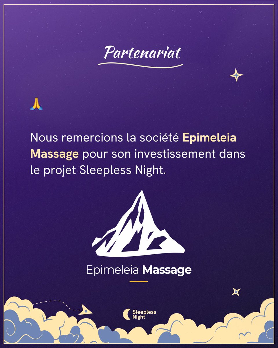 Sleepless Night - Événement Caritatif Twitch tweet media