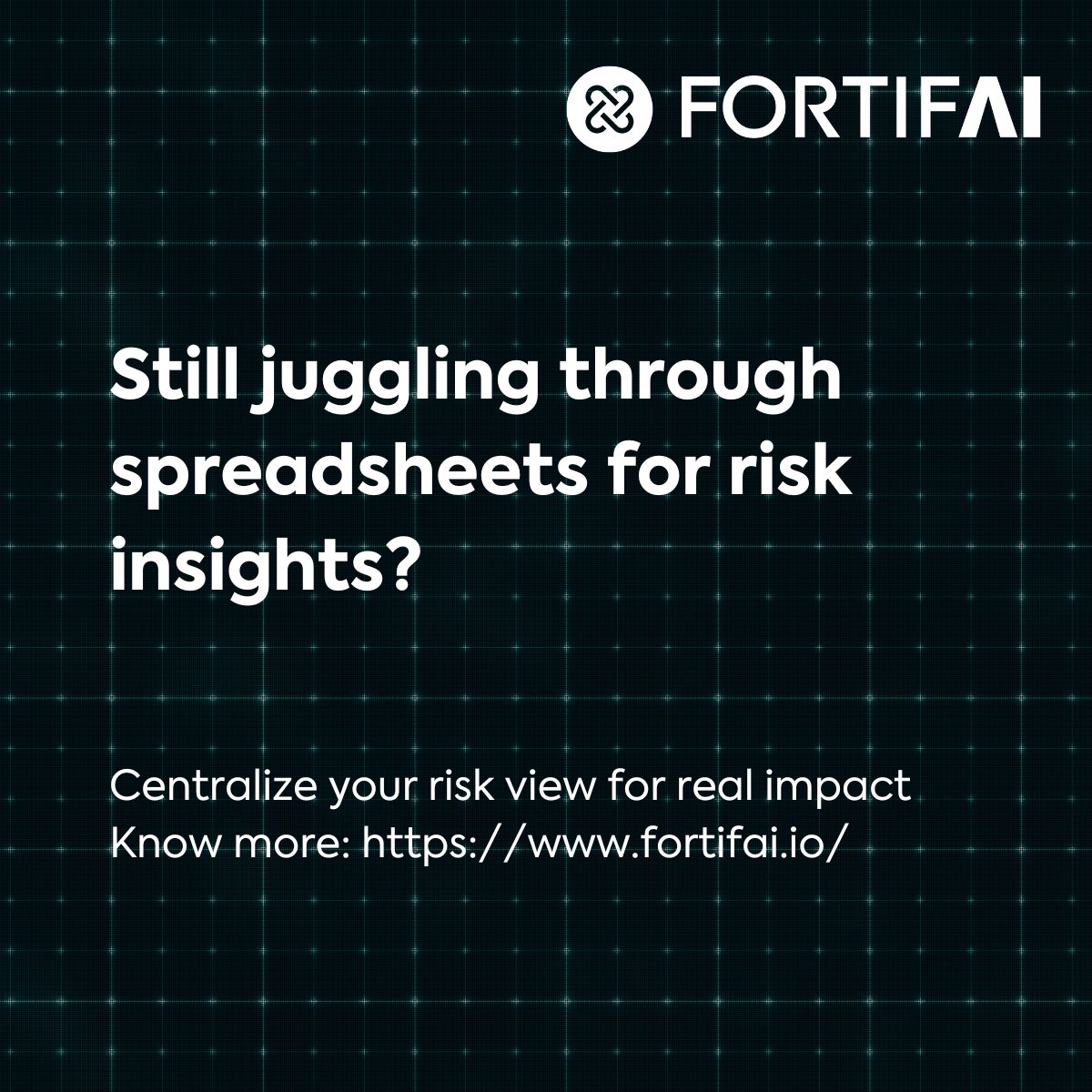 Fortif_AI's tweet image. Are legacy risk monitoring methods holding you back?

Many enterprises still rely on outdated dashboards and manual processes, spotting issues only after they’ve caused damage.

FortifAI is transforming risk detection to help enterprises move to proactive Risk Management.