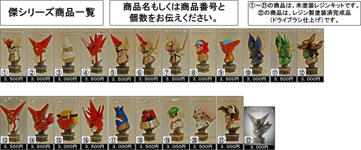 top_fuchi's tweet image. お品書きだよ~!!
傑22種にRE3種とゲットマシン。
商品とゲットマシン出して金額計算して袋入れてって、今回もお会計でバタバタするかもしれません。
なにとぞあたたか~くよろしくお願いしま~す。
ブースは3ホールインフォメーションの横だよ~!!
ブース番号 3-12-11
#WF2025W